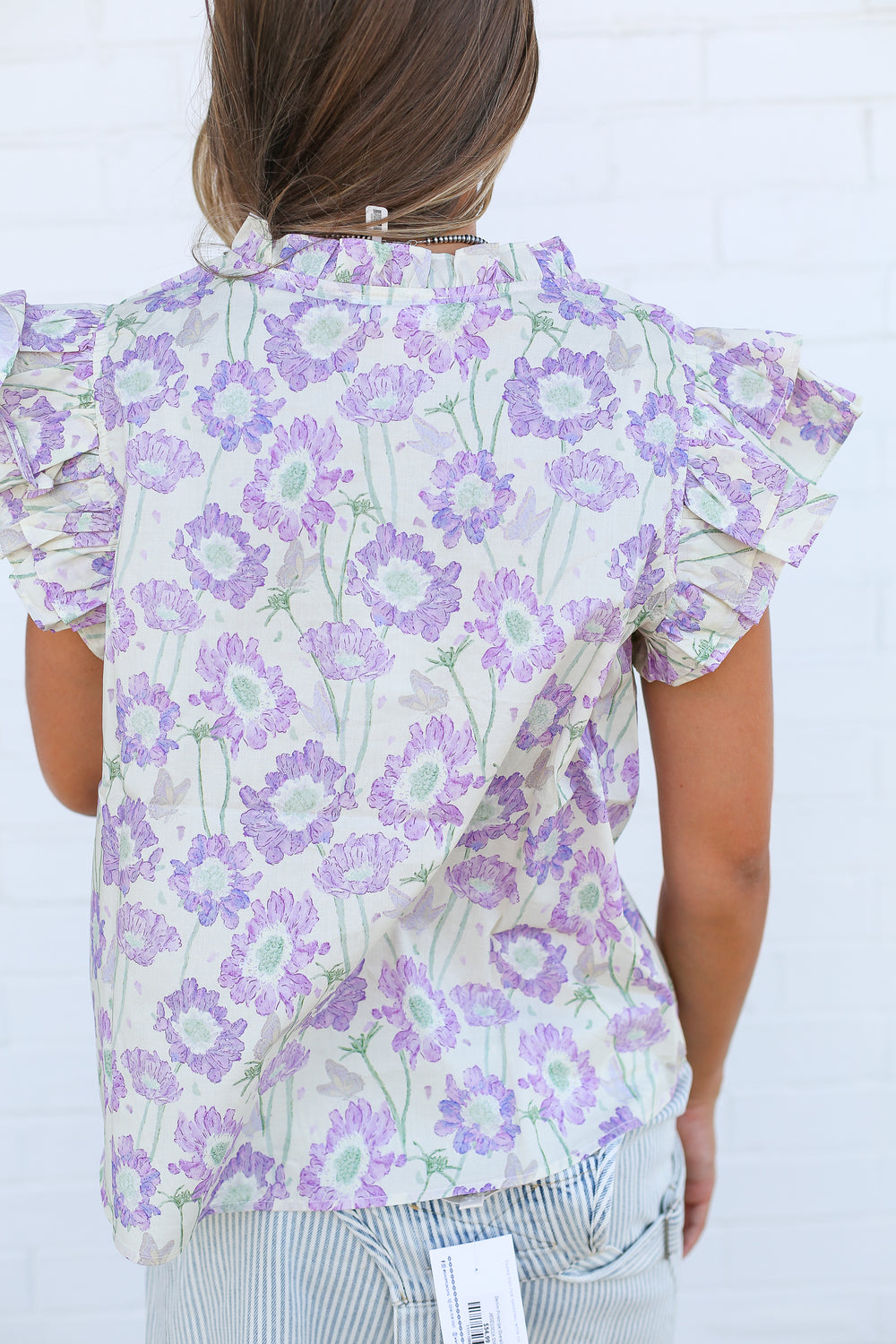Lavender Fields Ruffled Blouse