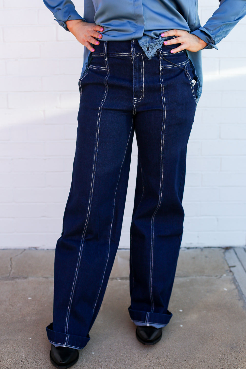 Loretta Denim Line Jeans