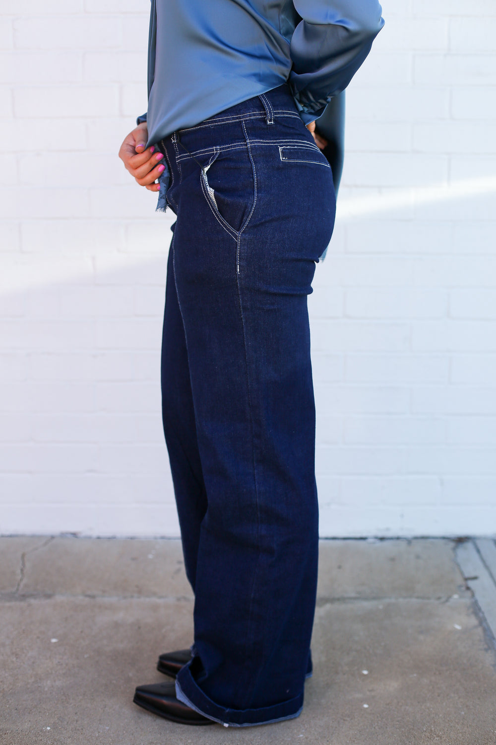 Loretta Denim Line Jeans