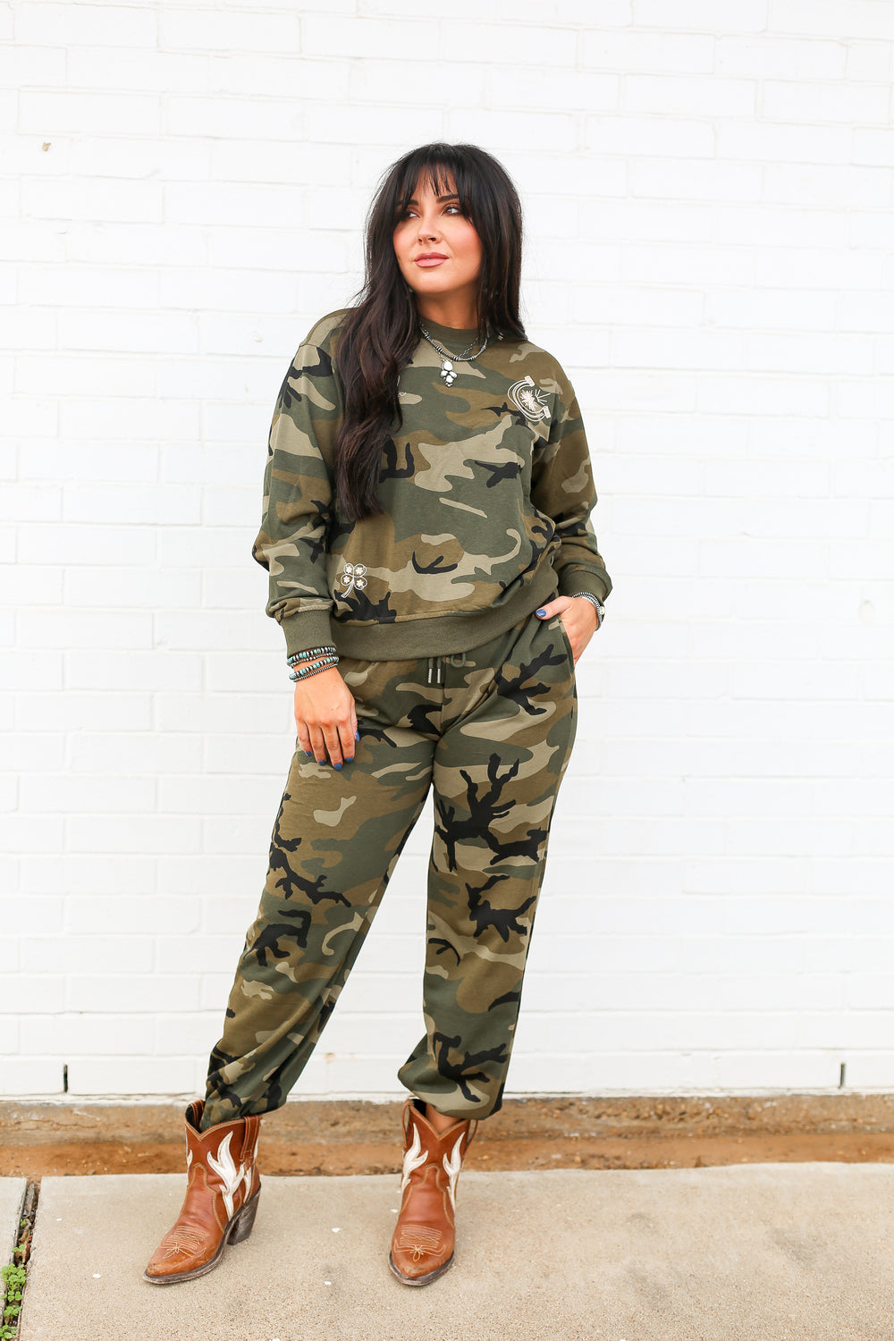 Lucky Camo Horseshoe Set