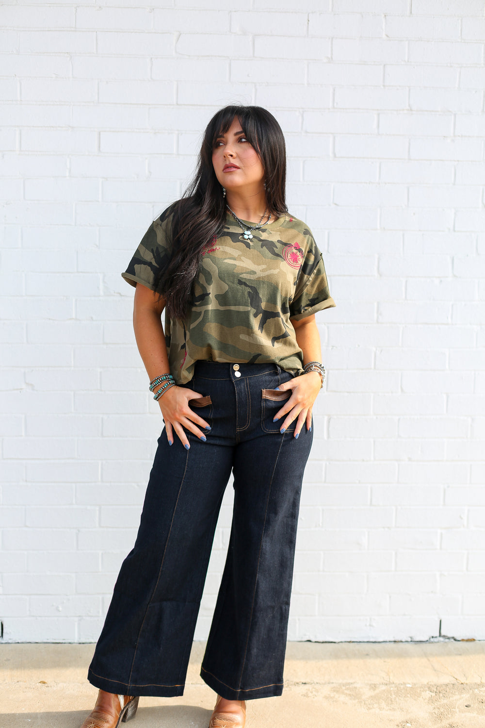 Lucky Camo Horseshoe Tee