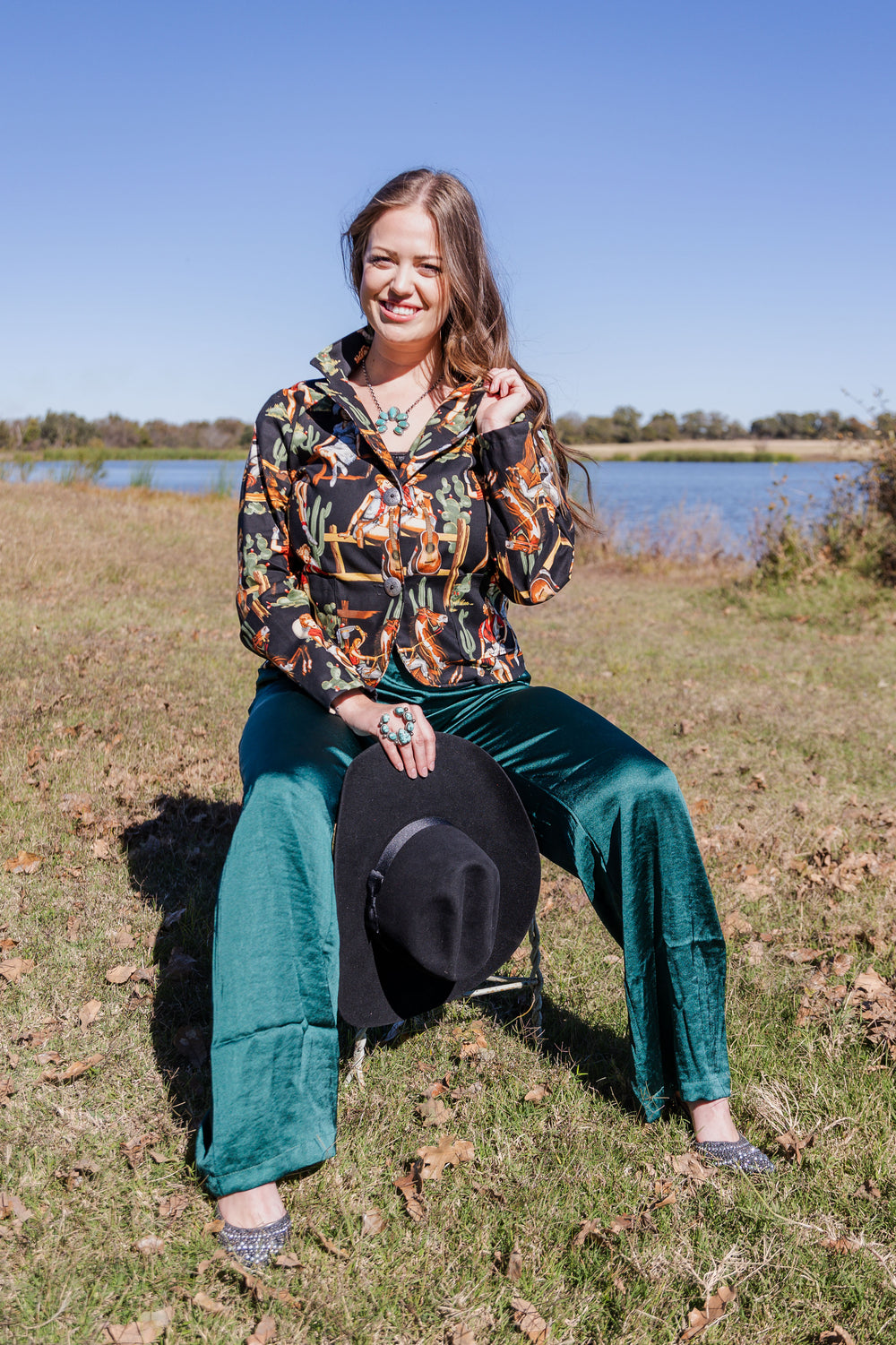 Maria Cowgirls Black Blazer