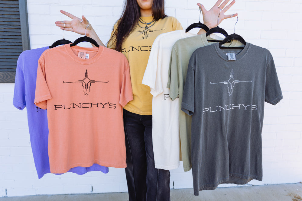 Punchy's Logo Tee Washed Stone