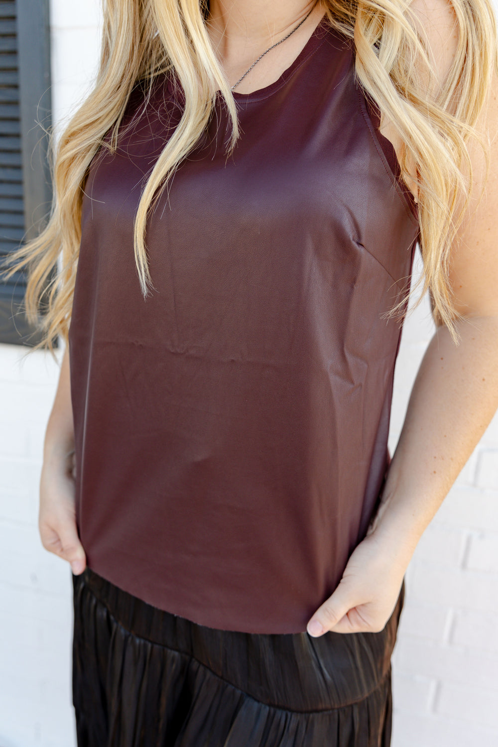 Maroon Mixed Tank