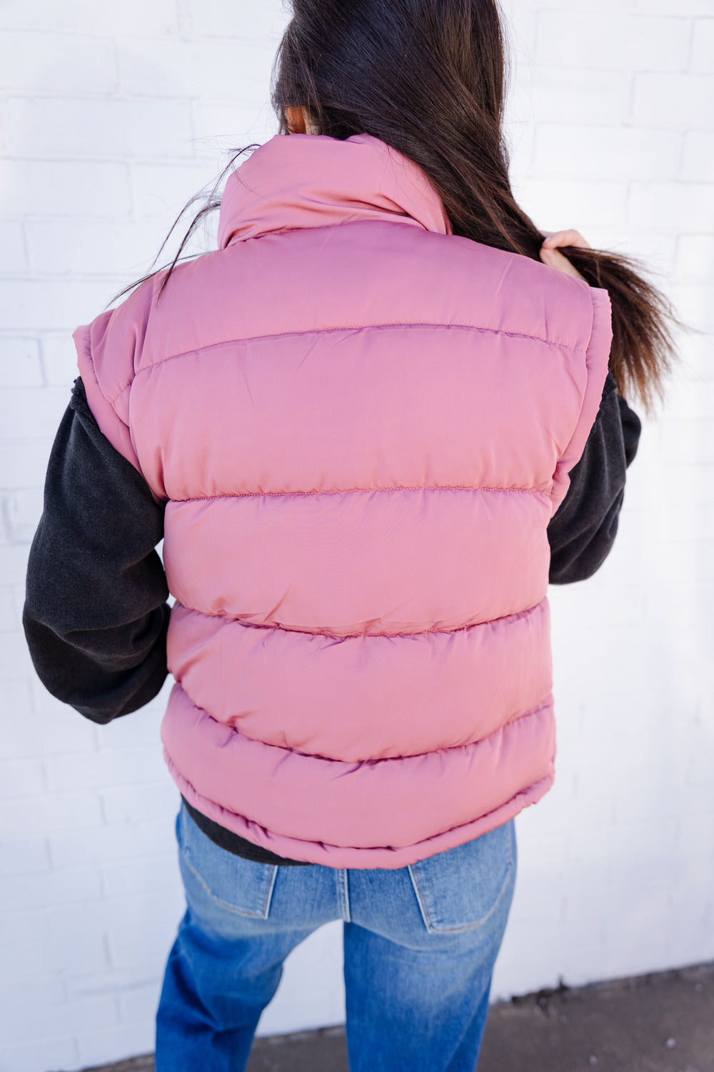 Mauve Hills Puffer Vest