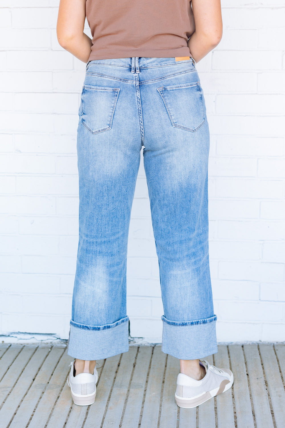 Medium Wash Holly Straight Leg Jeans