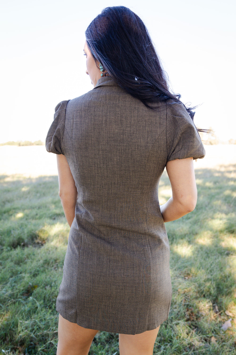 Mocha Blazer Dress