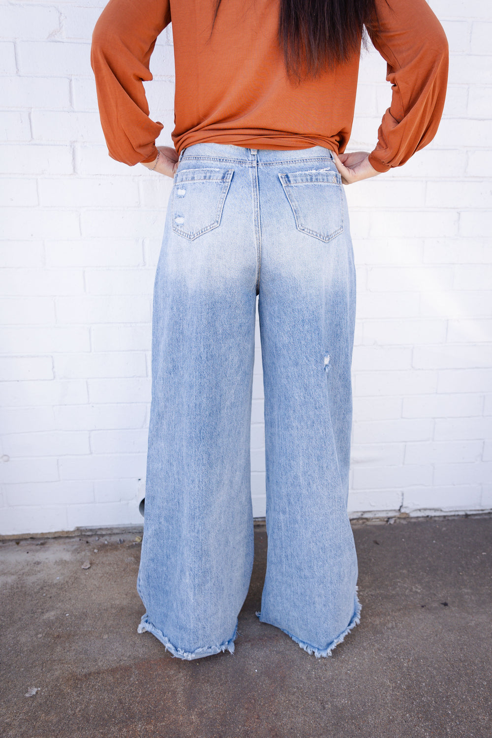 Morgan Wide Leg Boyfriend Jeans