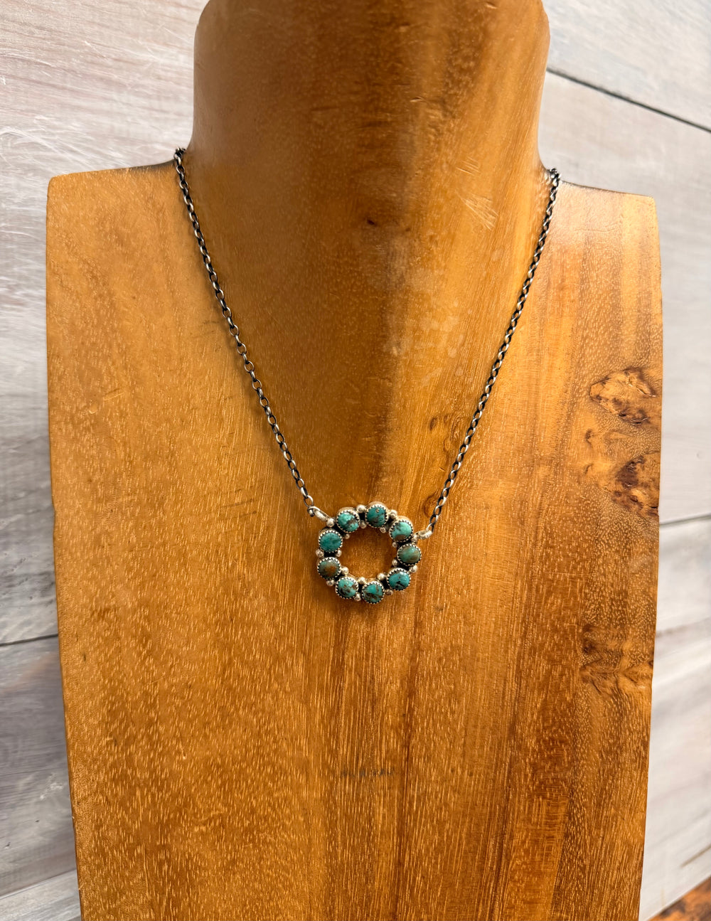 MR Turquoise Everyday Infinity Necklace 13.0