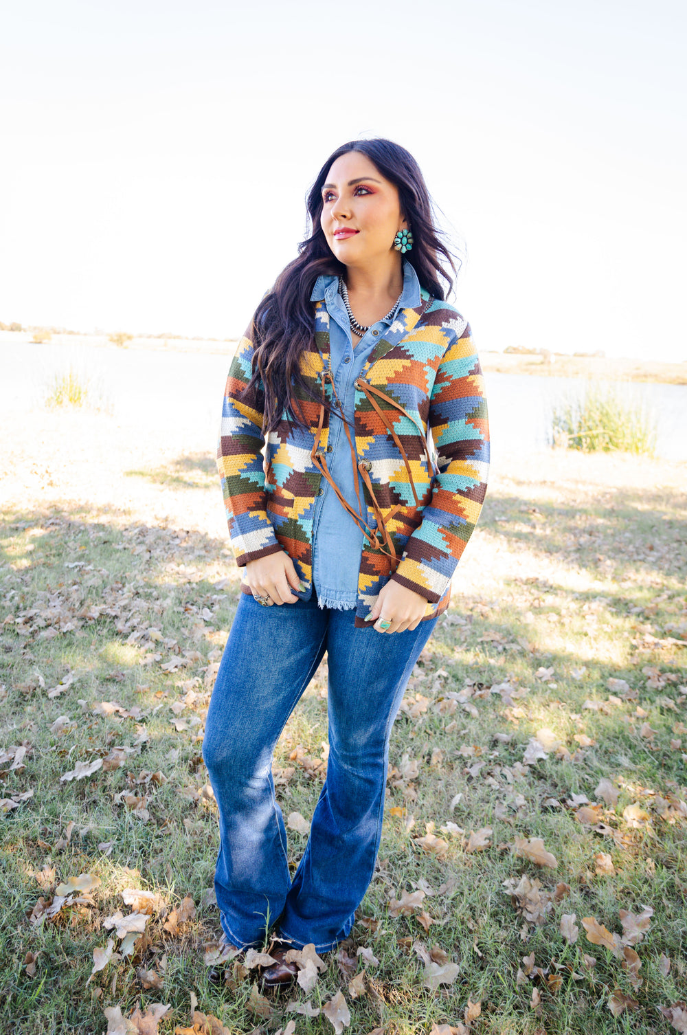 Multi Concho Cardigan