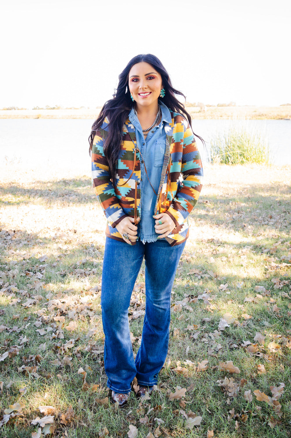 Multi Concho Cardigan