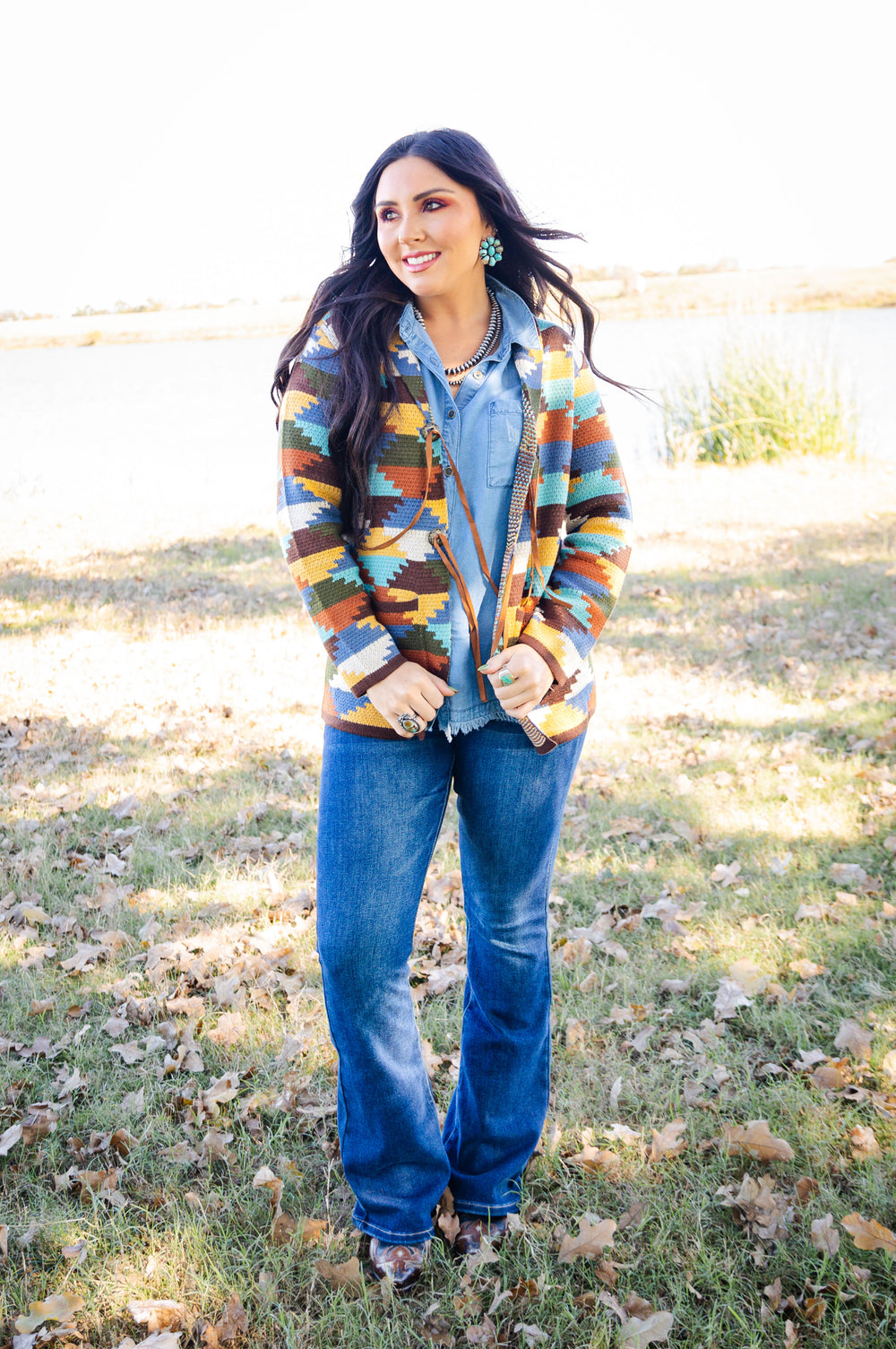 Multi Concho Cardigan