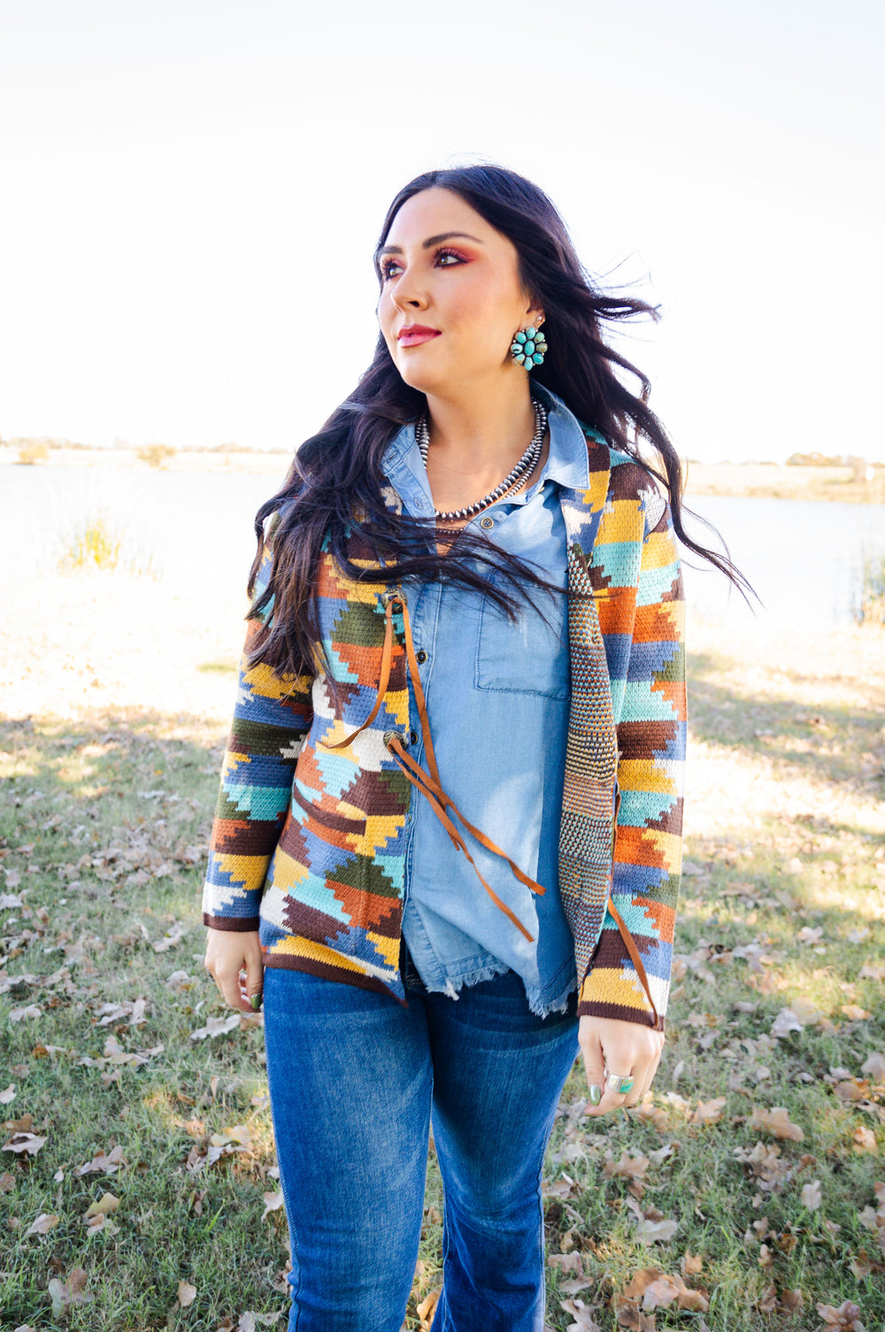 Multi Concho Cardigan