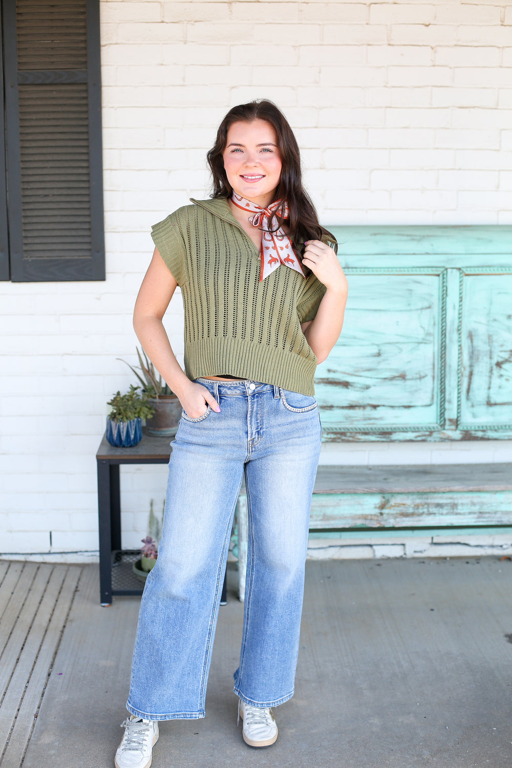 Macha Sleeveless Quarter Zip