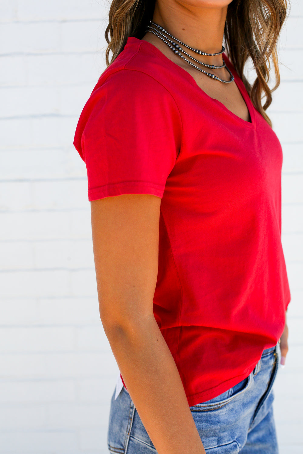 Madelyn Salsa V- Neck Tee