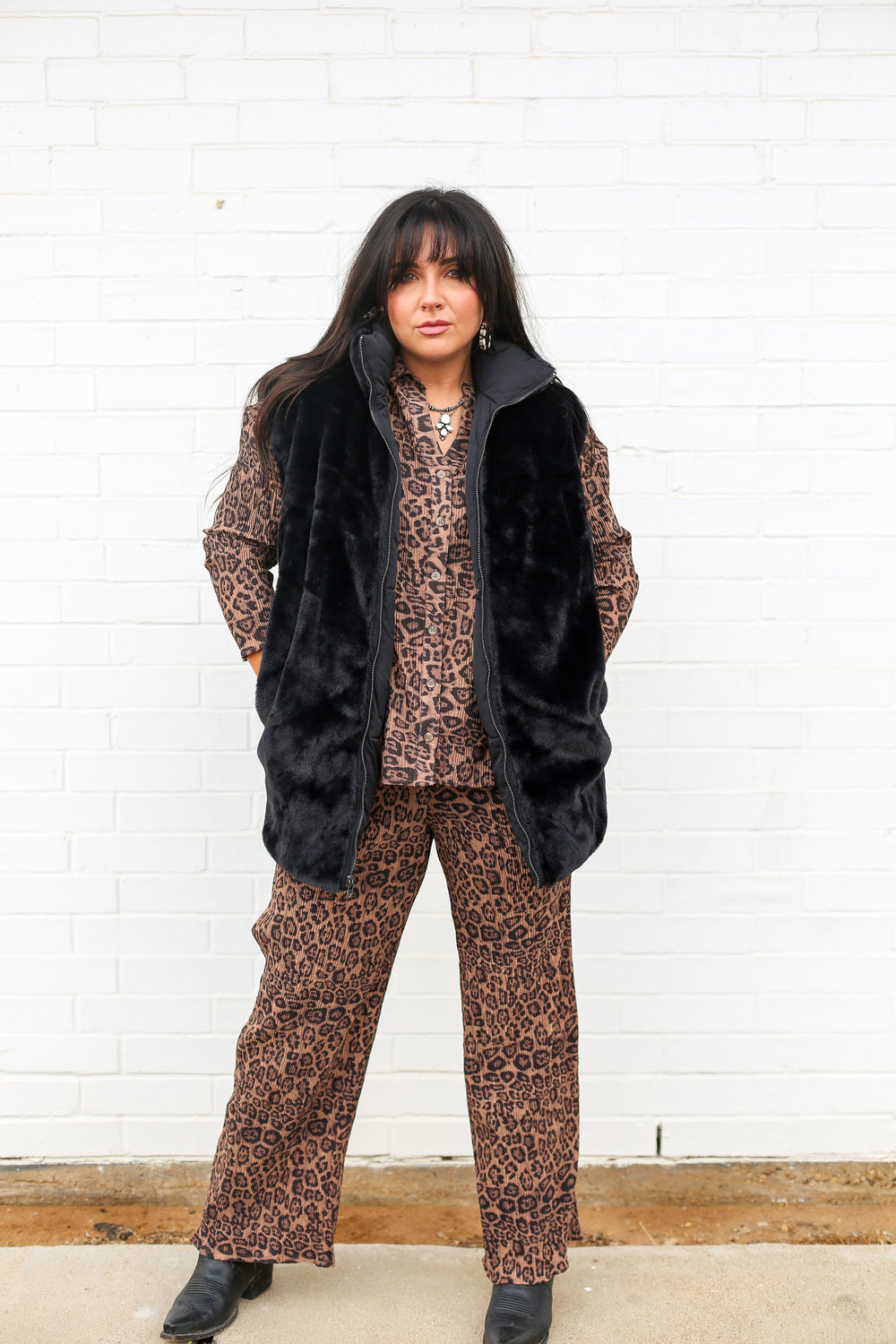 Midnight Reversible Puffer Vest