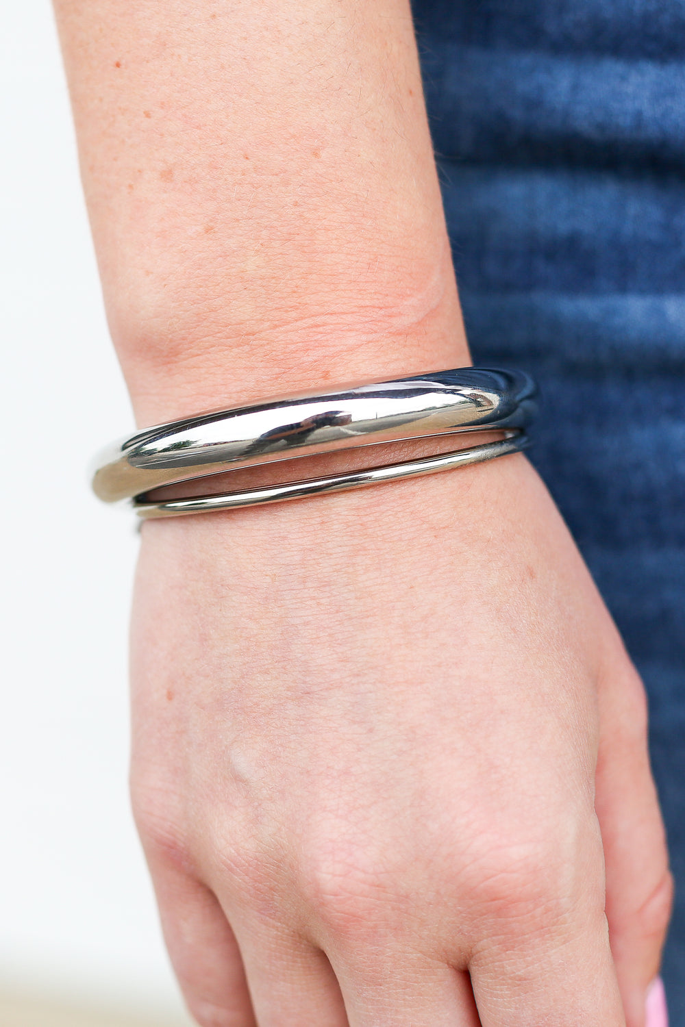 Mini Silver Blake Cuff