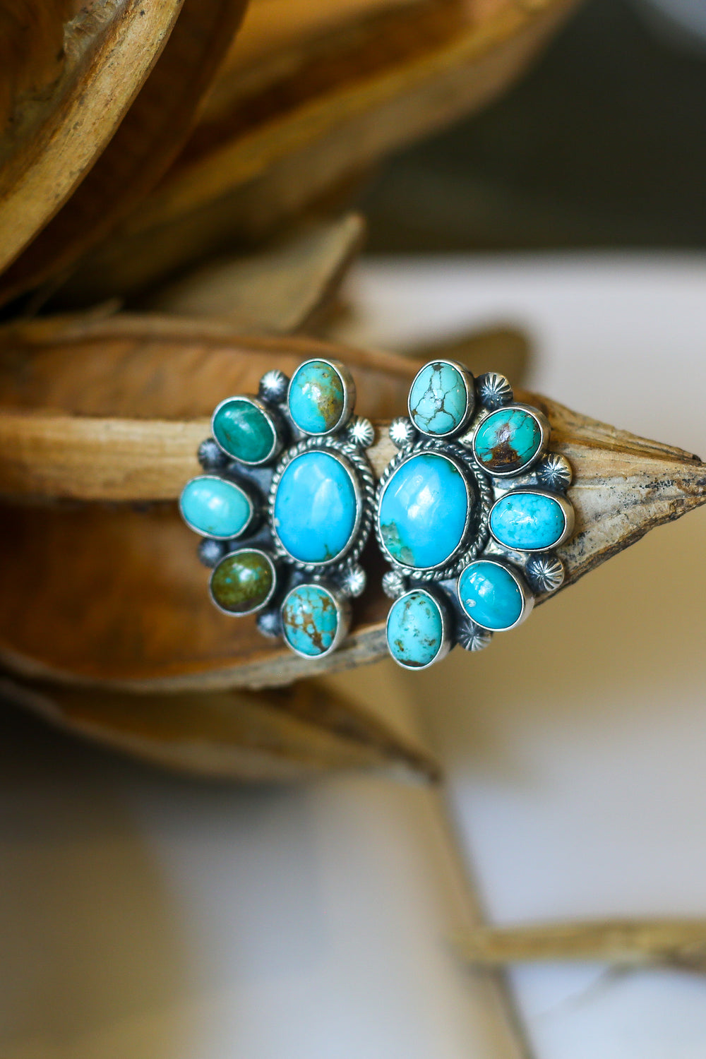 Mixed Half Cluster Earrings 2.0