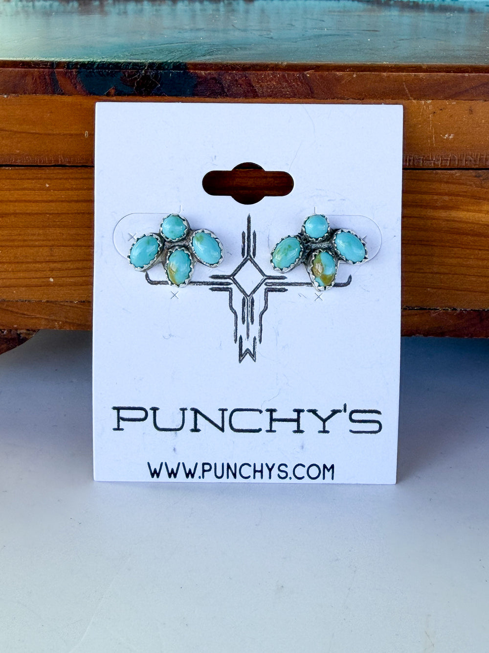 Mixed Turquoise Bear Claw Earrings 2.0