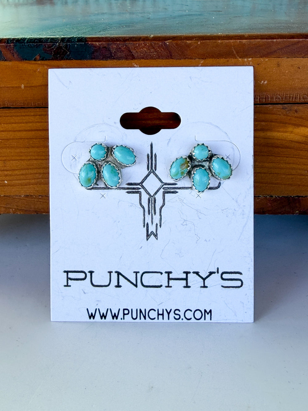 Mixed Turquoise Bear Claw Earrings 2.0