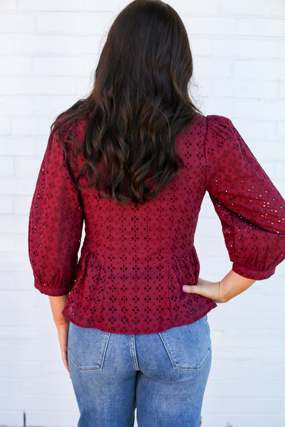 Monte Carlo Burgundy Top