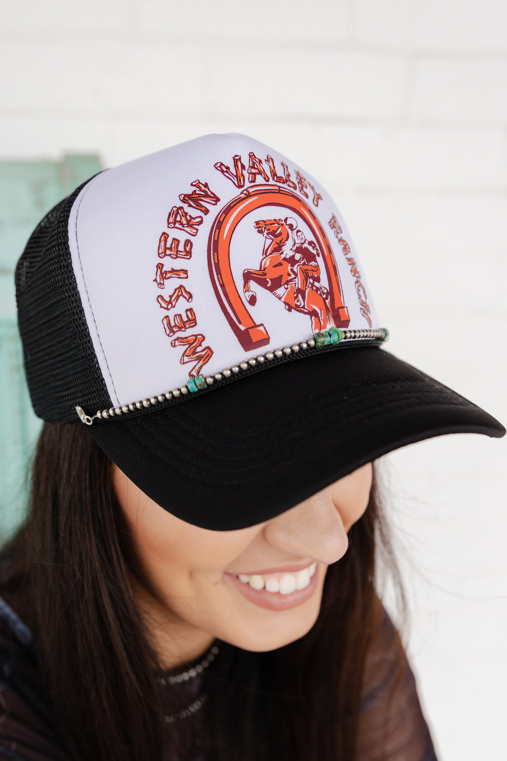 Navajo Pearl Trucker Hat Band