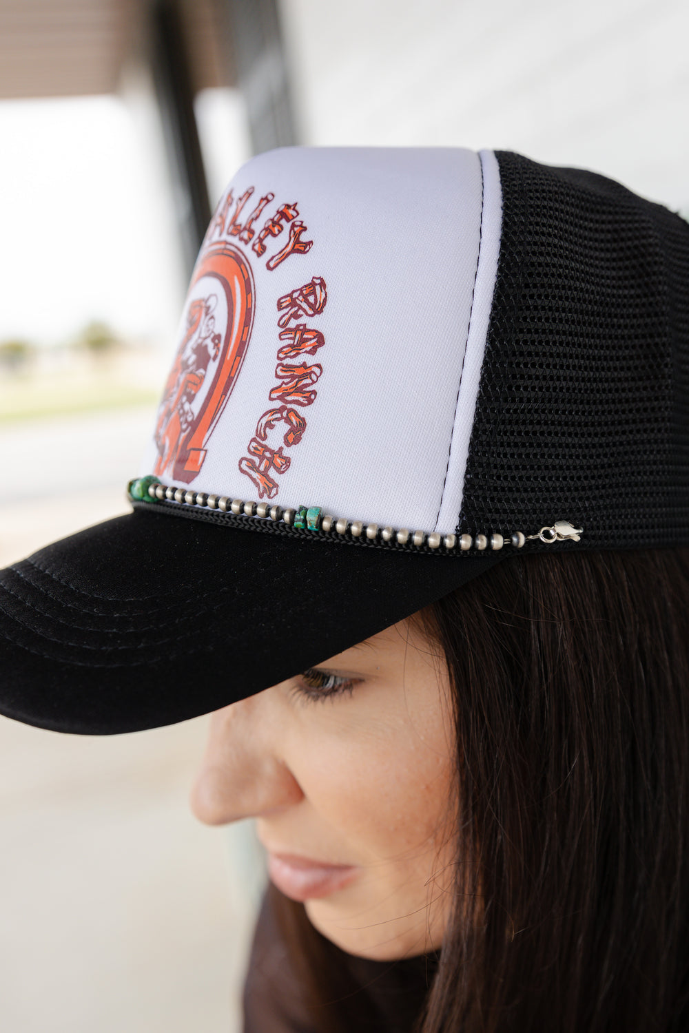 Navajo Pearl Trucker Hat Band