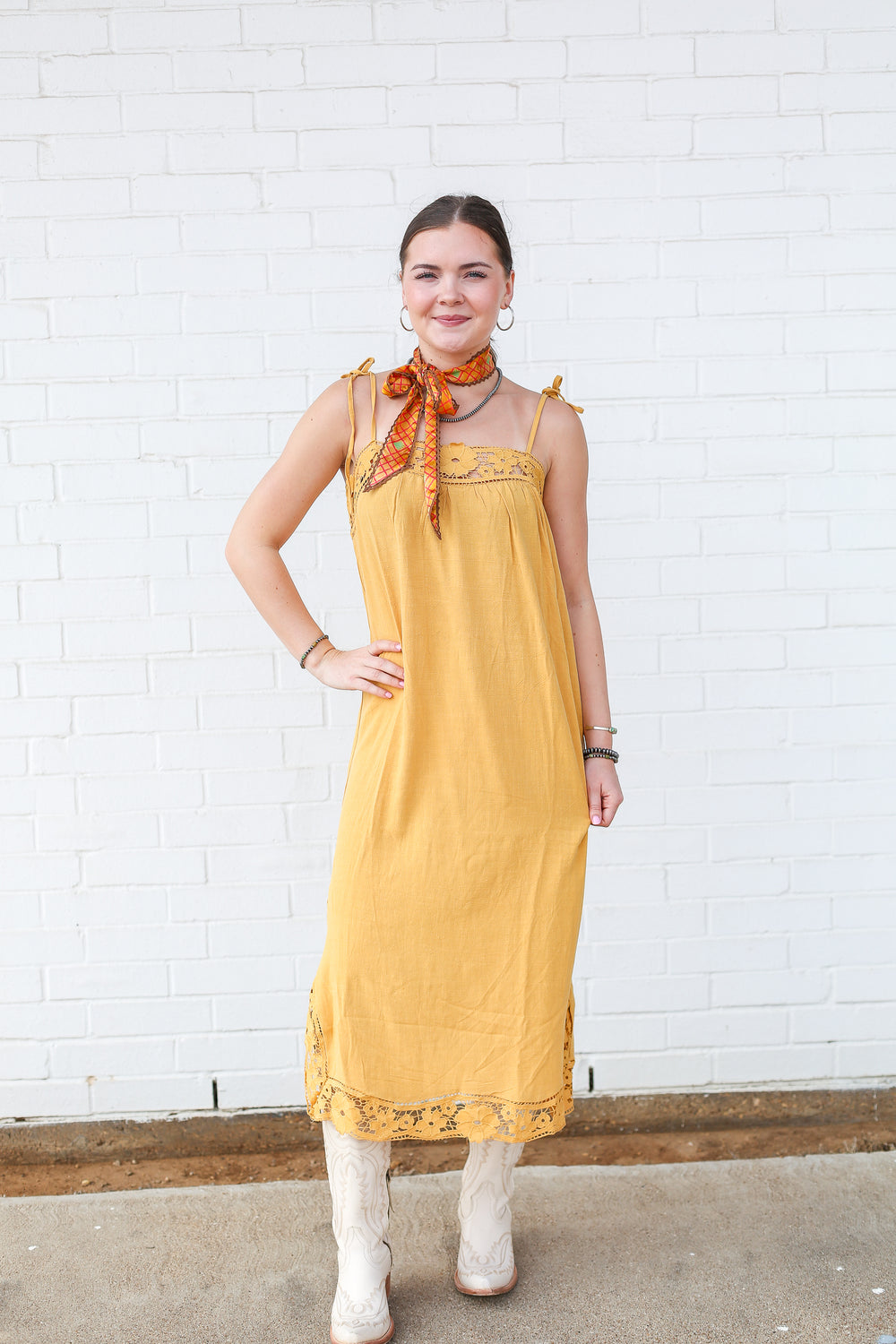 Natalie's Dandelion Linen Dress