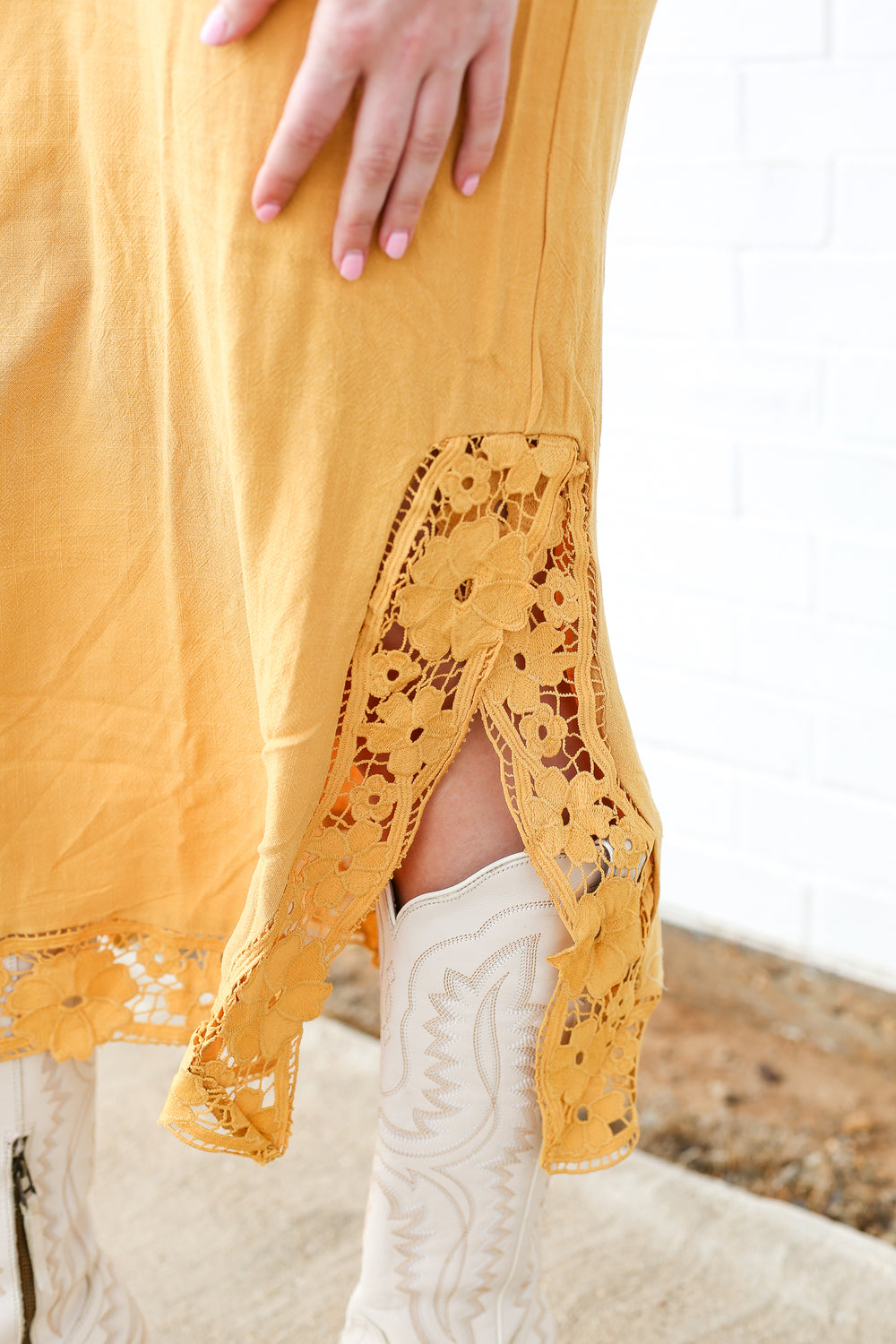 Natalie's Dandelion Linen Dress