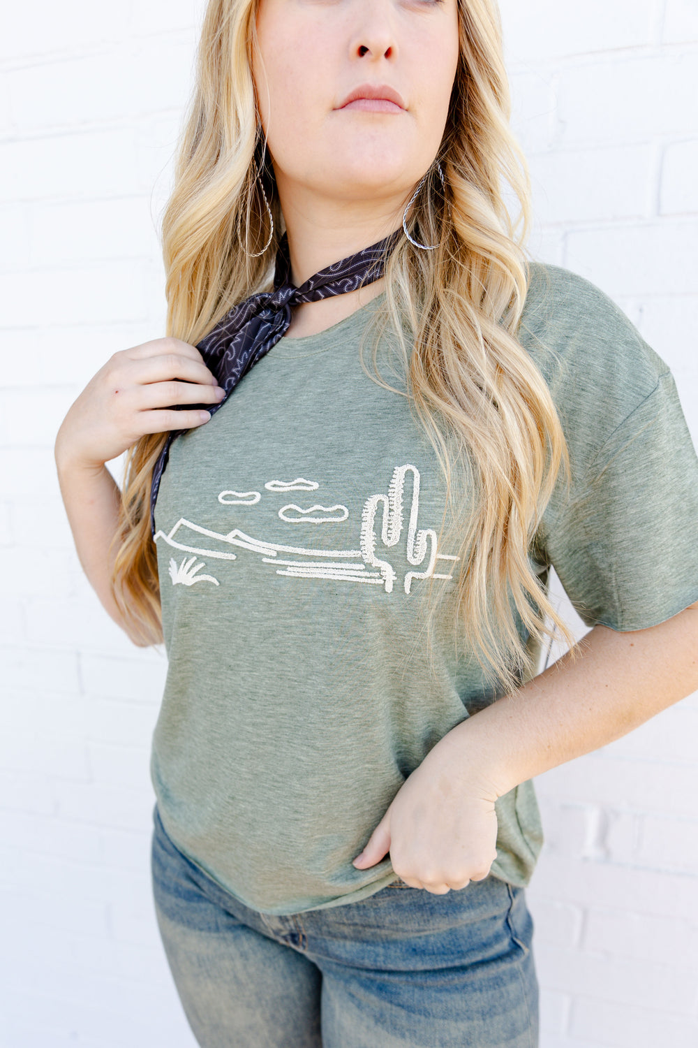 Olive Desert Tee