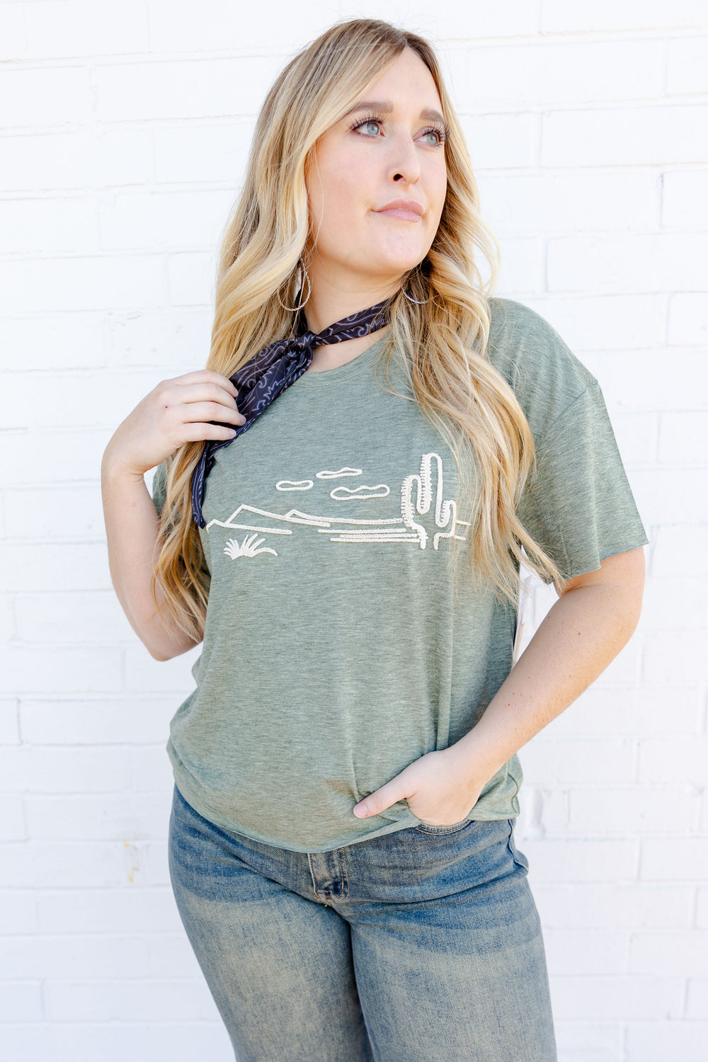 Olive Desert Tee