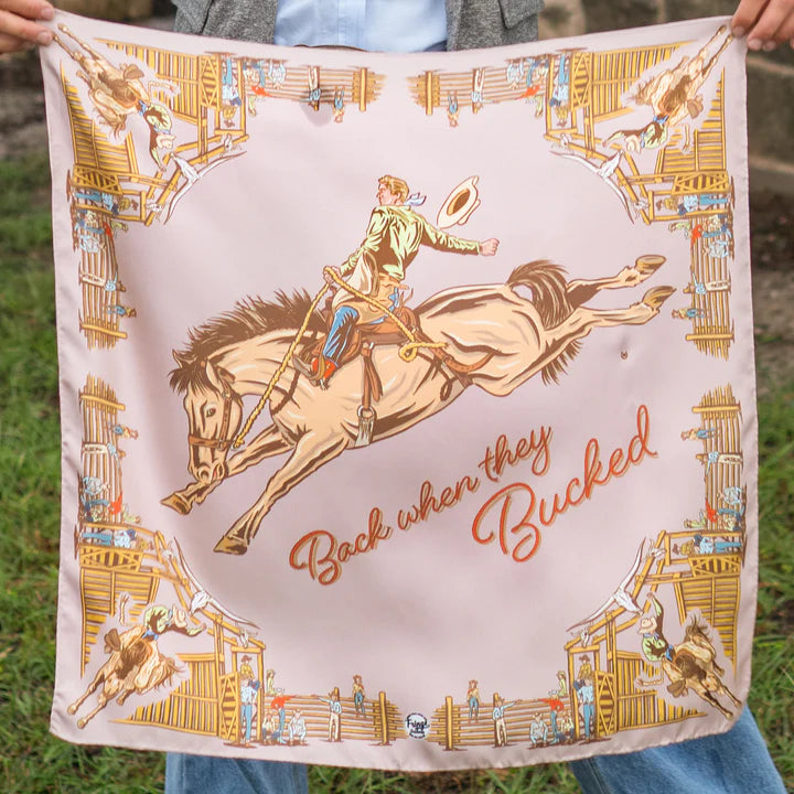 Pink Back When They Bucked Neckerchief