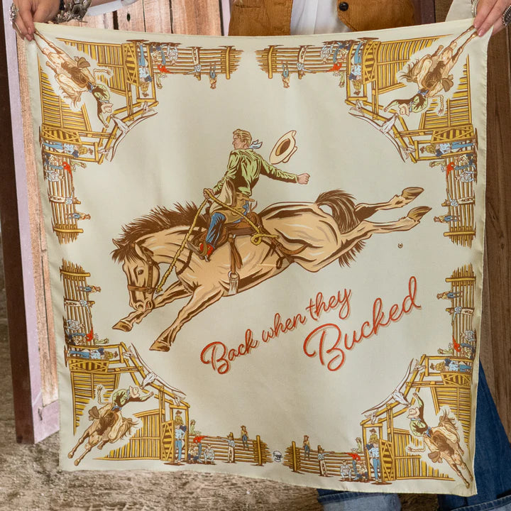 Tan Back When They Bucked Neckerchief