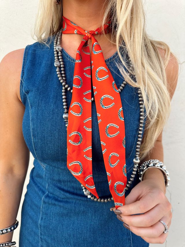 Burnt Orange Lucky You Twilly