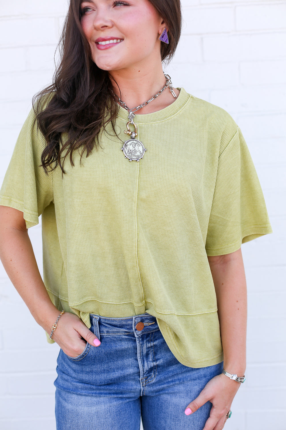 Oversized Zesty Green Classic Tee