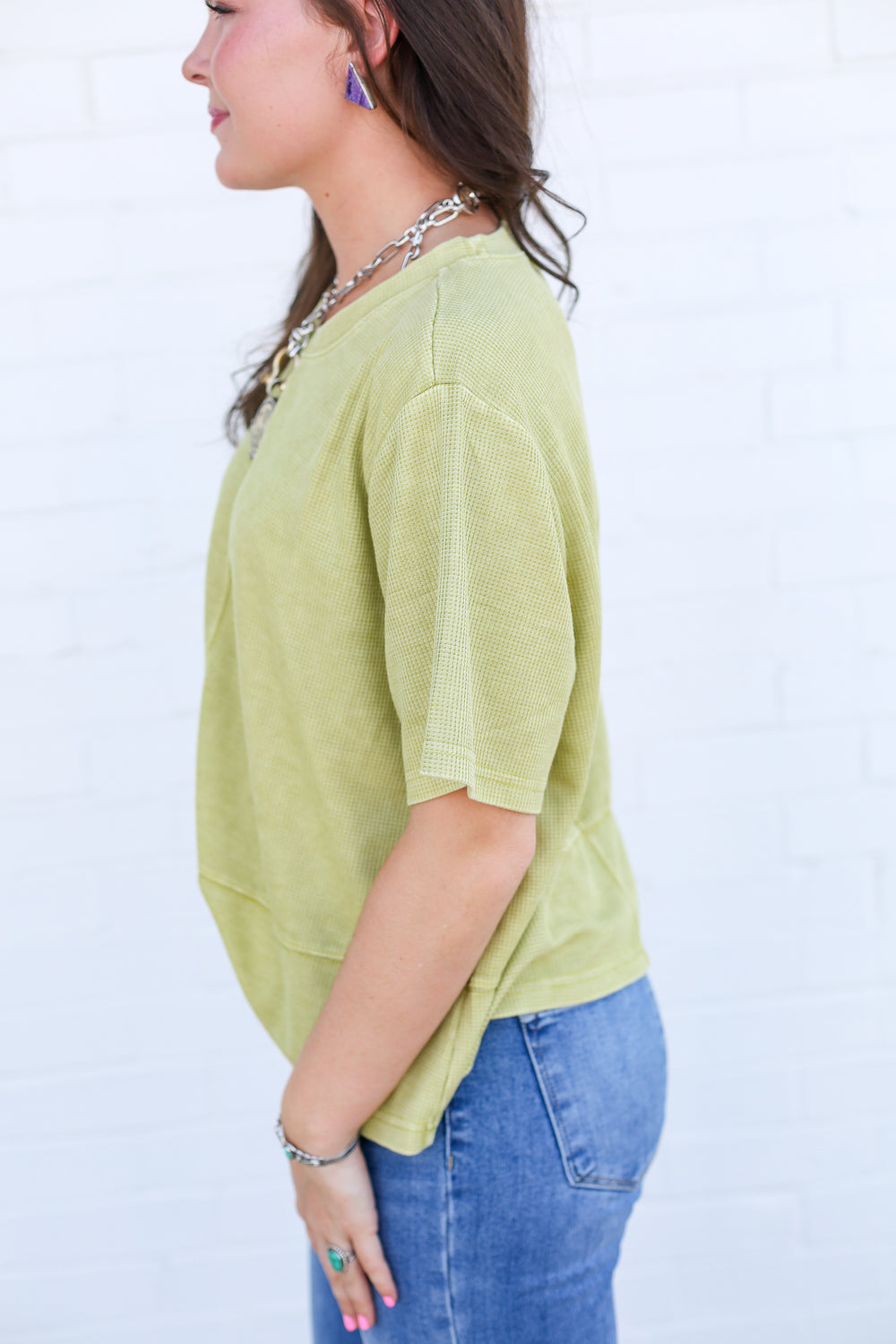 Oversized Zesty Green Classic Tee