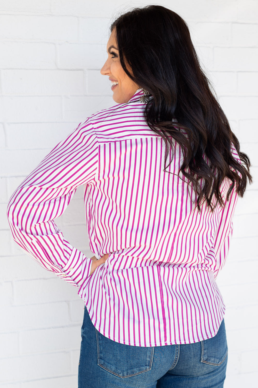 Pink Cocktail Button Down