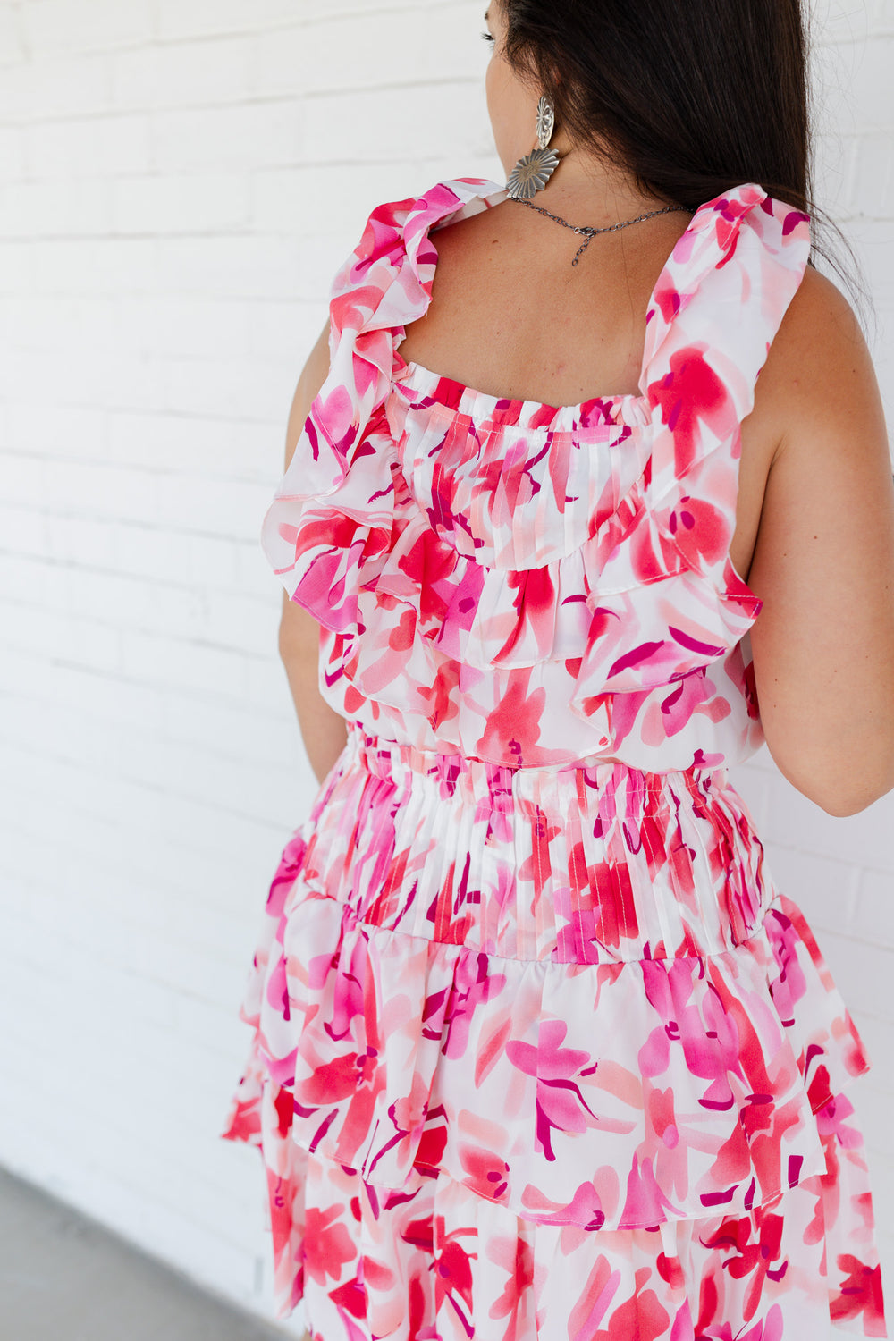 Pink Floral Dress