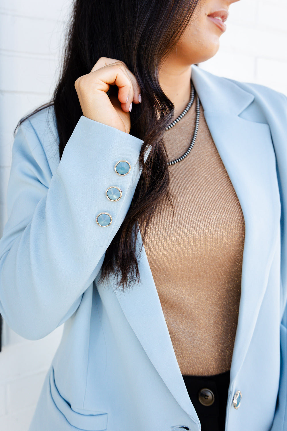 Powder Blue Blazer