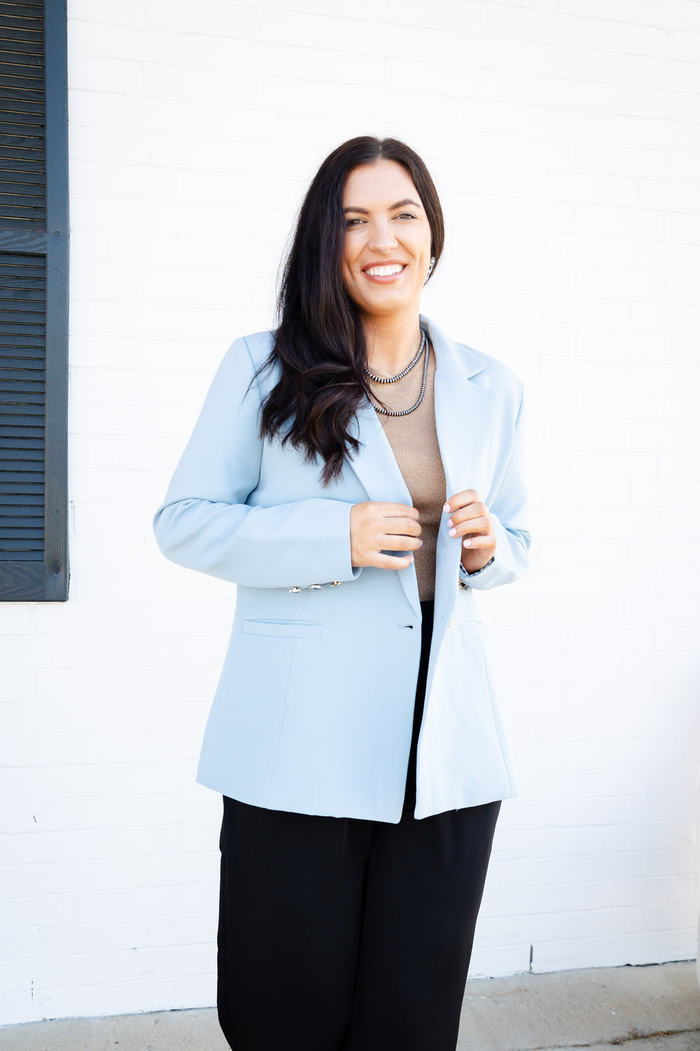 Powder Blue Blazer