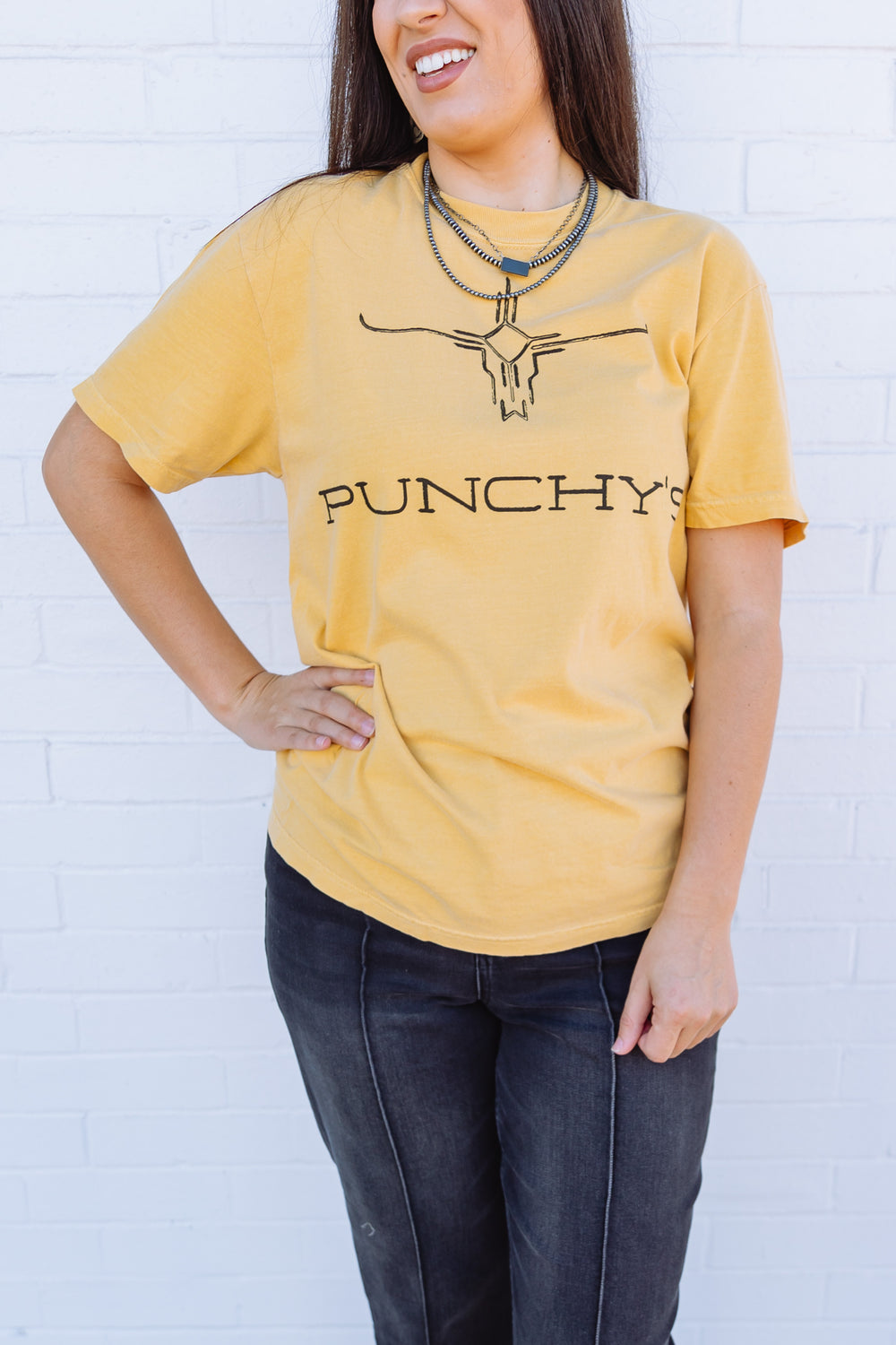 Punchy's Logo Tee Mustard