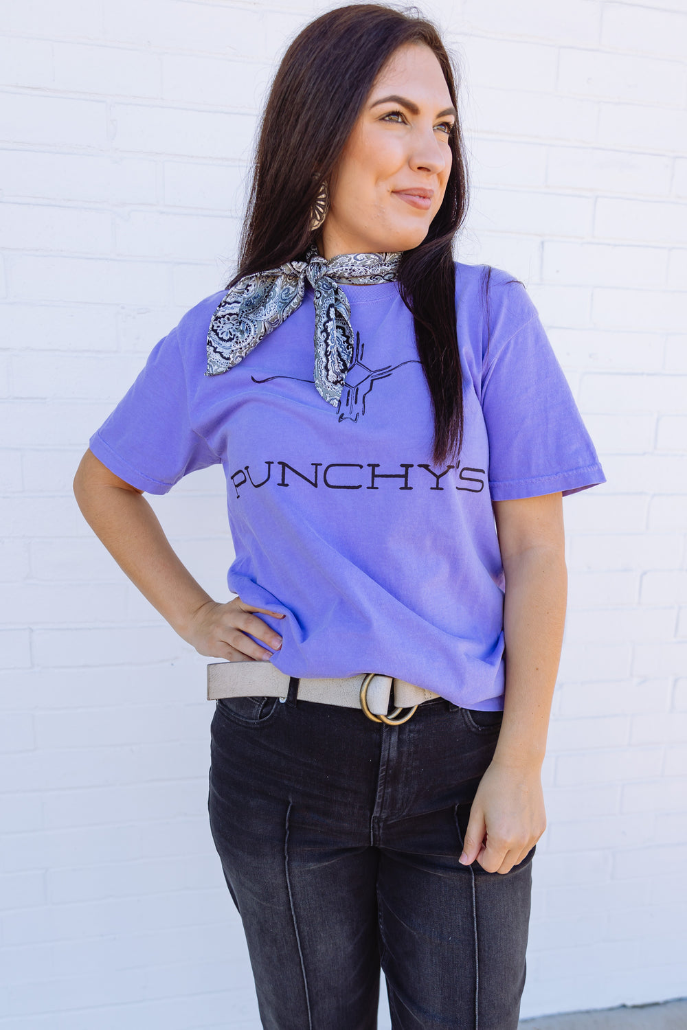 Punchy's Logo Tee Purple