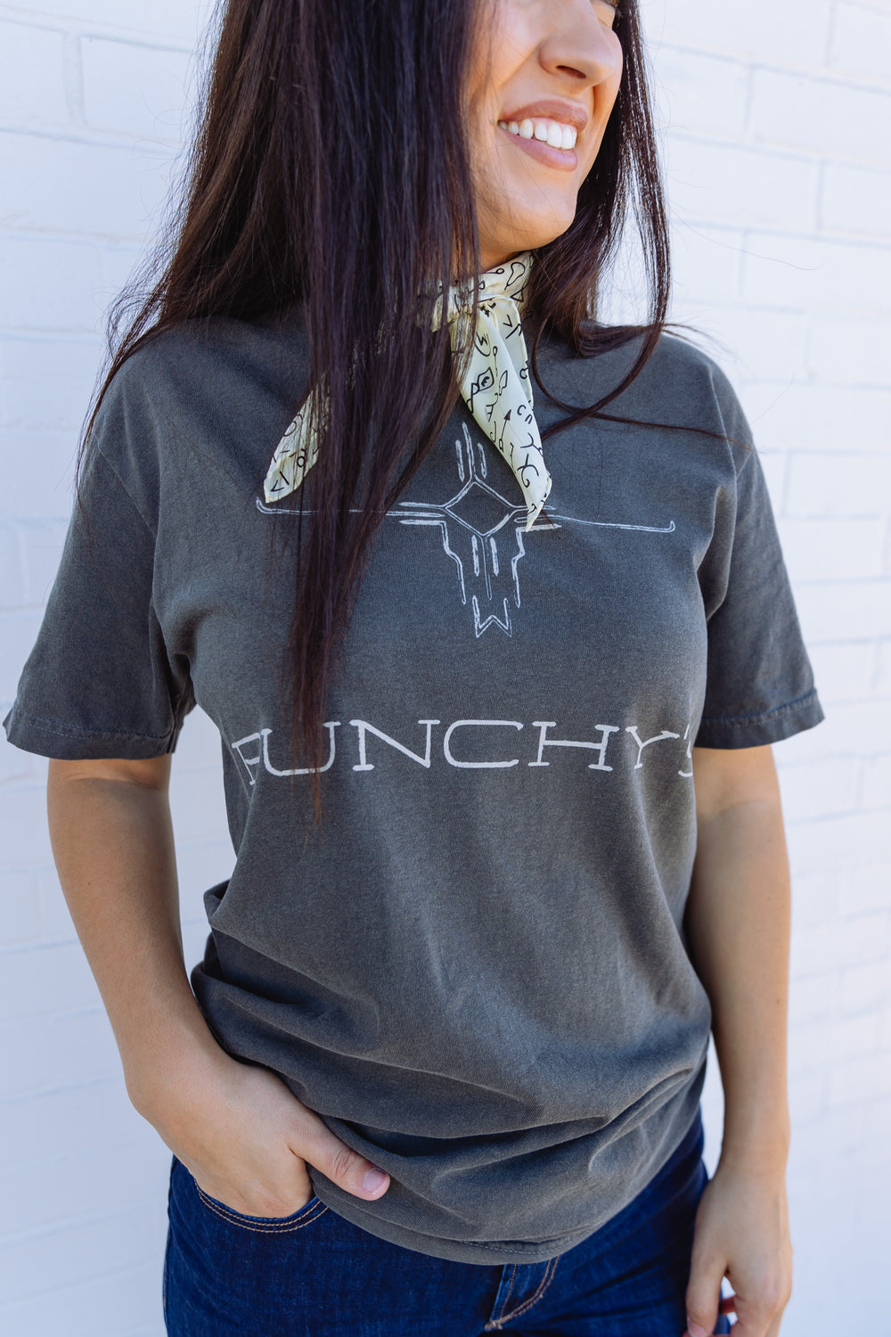 Punchy's Logo Tee Washed Stone