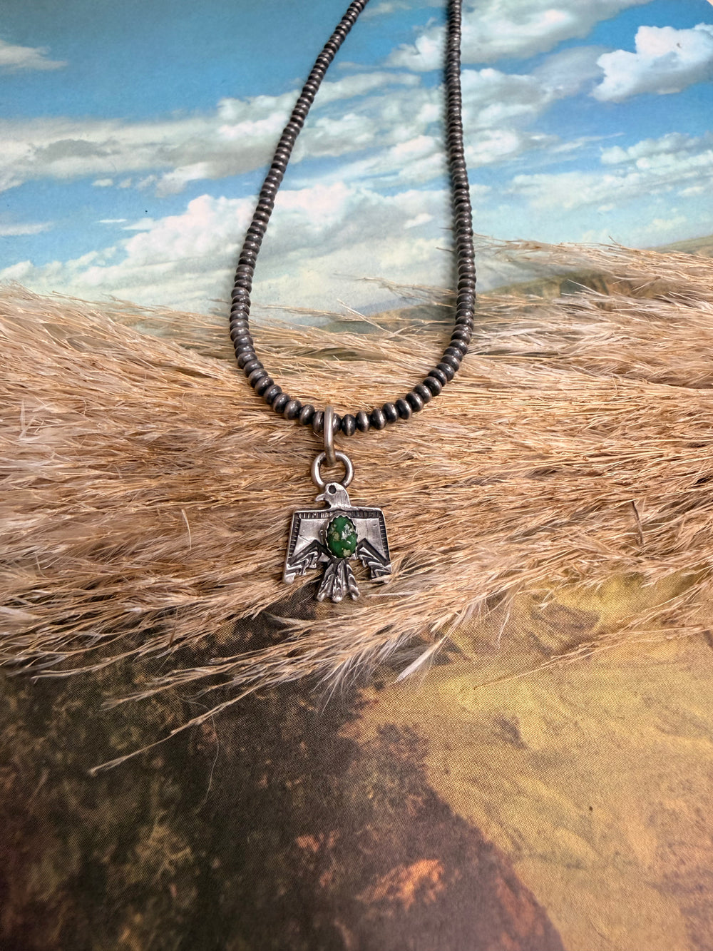 PW Thunderbird Turquoise  Pendant 2.0