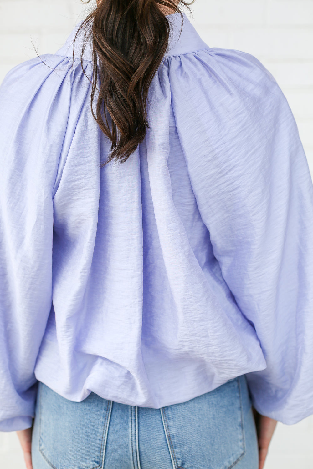 Periwinkle Janet Blouse