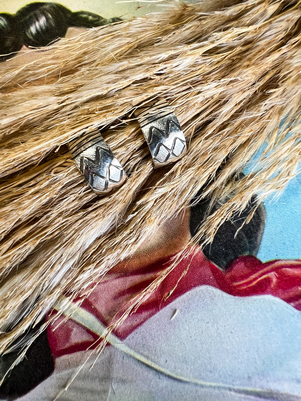 Petite Aztec Hoop (Variations Available)