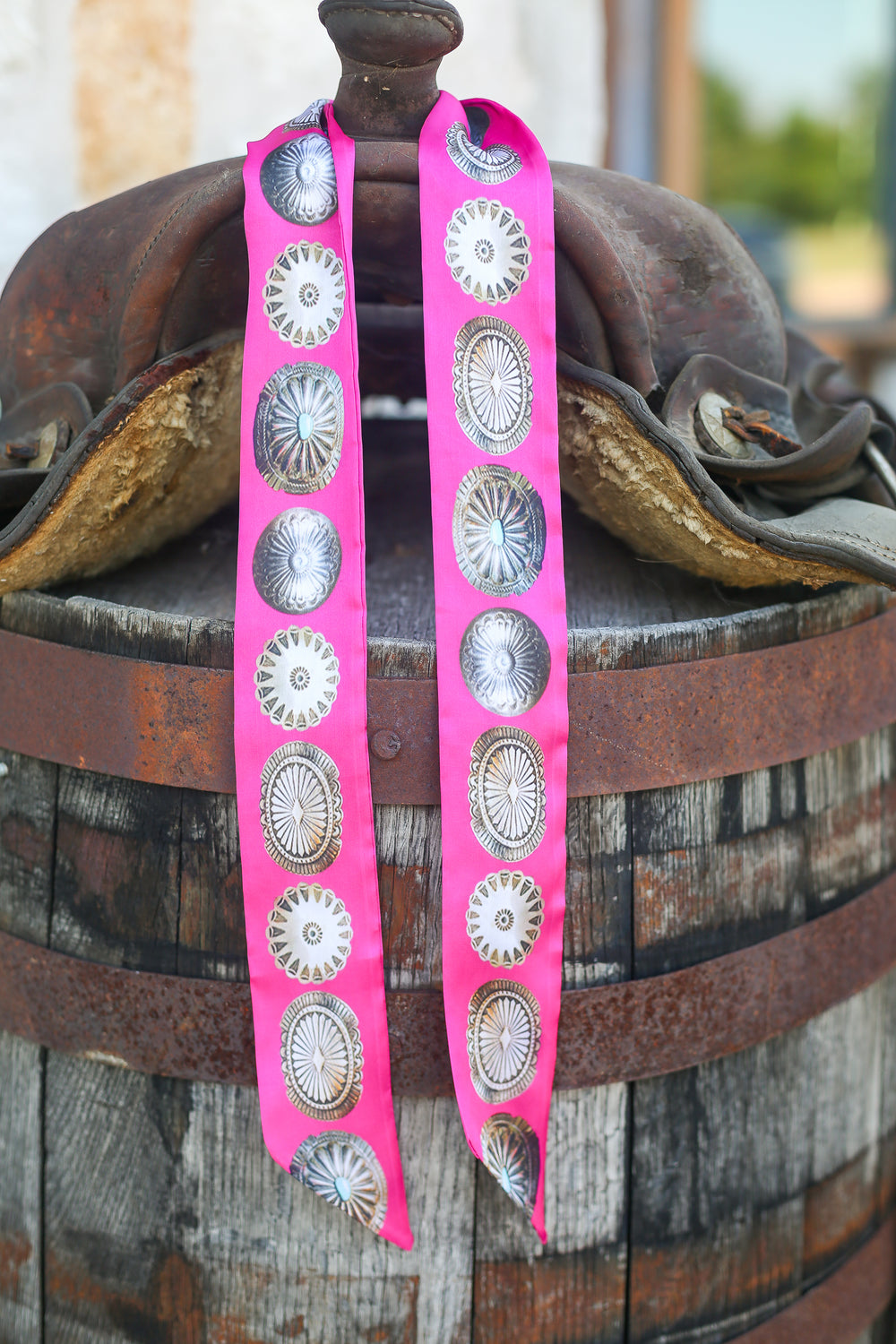 Pink Big Concho Twilly