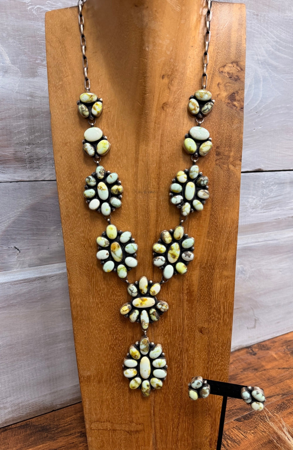 Piper Ray Palomino Clusters Necklace Set
