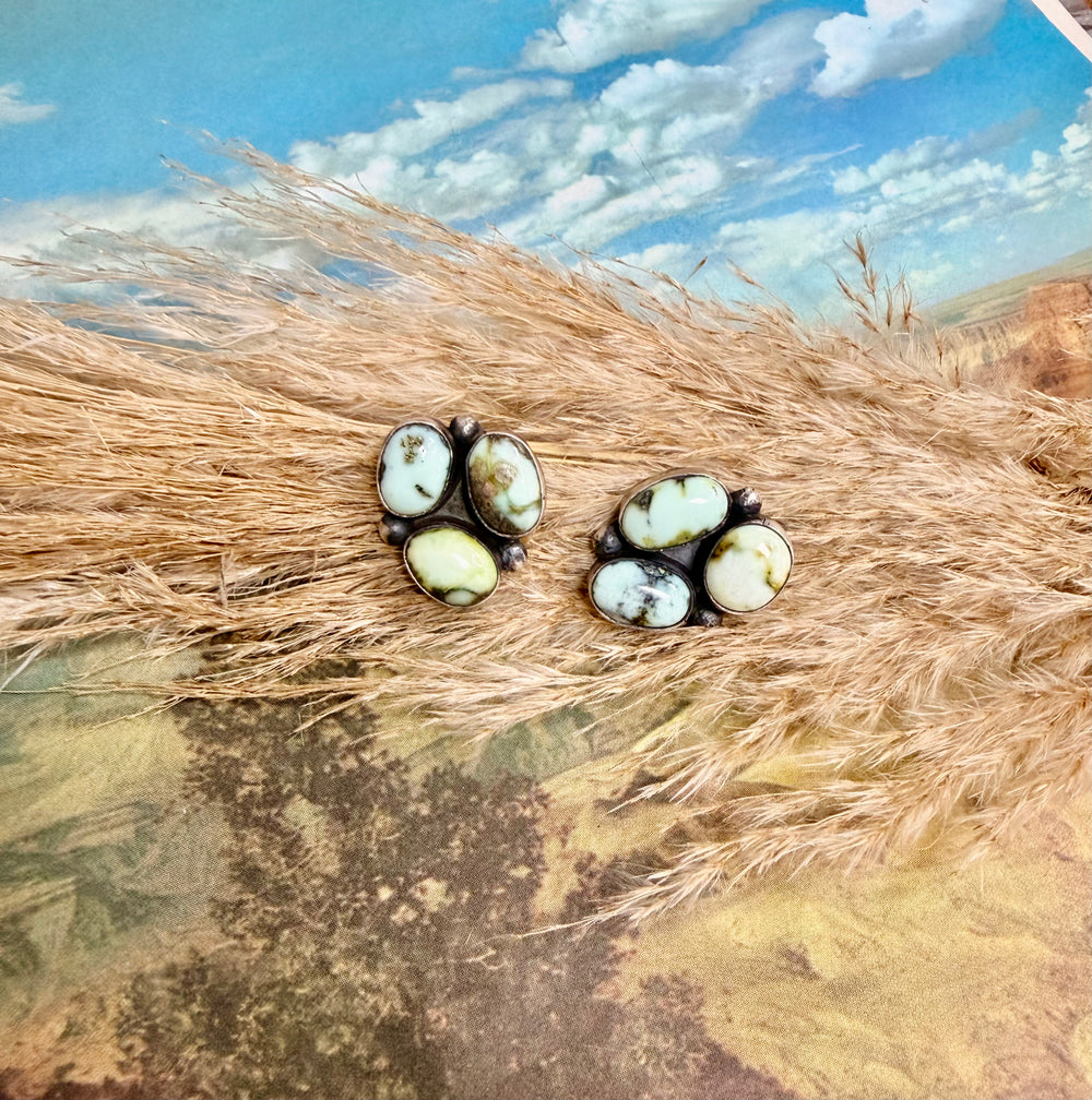 Piper Ray Palomino Clusters Necklace Set
