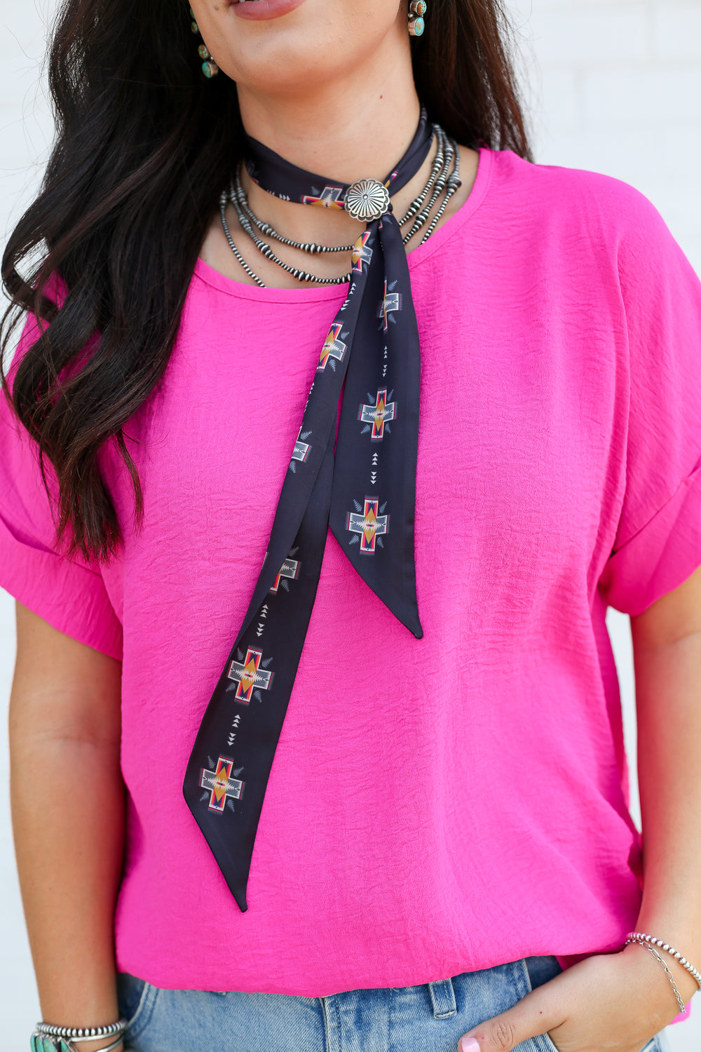 Pink Cassie Crew Top